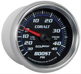 AutoMeter Gauge Vac/Boost 2-5/8in. 30Inhg-45PSI Mechanical Cobalt thumbnail 4