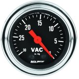 AutoMeter Gauge Vacuum 2-1/16in. 30Inhg Mechanical Traditional Chrome thumbnail 2
