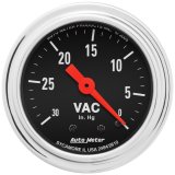 AutoMeter Gauge Vacuum 2-1/16in. 30Inhg Mechanical Traditional Chrome thumbnail 4