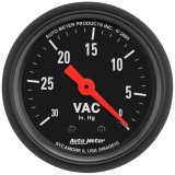 AutoMeter Gauge Vacuum 2-1/16in. 30Inhg Mechanical Z-Series thumbnail 1