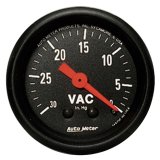 AutoMeter Gauge Vacuum 2-1/16in. 30Inhg Mechanical Z-Series thumbnail 5