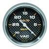 AutoMeter Gauge Vacuum 2-5/8in. 30Inhg Digital Stepper Motor Carbon Fiber thumbnail 8