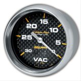 AutoMeter Gauge Vacuum 2-5/8in. 30Inhg Mechanical Carbon Fiber thumbnail 1