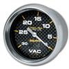 AutoMeter Gauge Vacuum 2-5/8in. 30Inhg Mechanical Carbon Fiber thumbnail 8