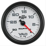 AutoMeter Gauge Vacuum 2-5/8in. 30Inhg Mechanical Phantom II thumbnail 1