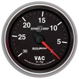 AutoMeter Gauge Vacuum 2-5/8in. 30Inhg Mechanical Sport-Comp II thumbnail 1