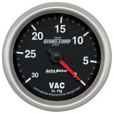 AutoMeter Gauge Vacuum 2-5/8in. 30Inhg Mechanical Sport-Comp II thumbnail 3