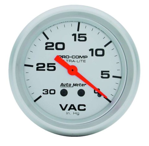 AutoMeter Gauge Vacuum 2-5/8in. 30Inhg Mechanical Ultra-Lite thumbnail 8