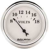 AutoMeter Gauge Voltmeter 2-1/16in. 18V Elec Old Tyme White thumbnail 8