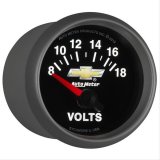 AutoMeter Gauge Voltmeter 2-1/16in. 18V Electric Chevy Gold Bowtie thumbnail 6