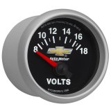 AutoMeter Gauge Voltmeter 2-1/16in. 18V Electric Chevy Gold Bowtie thumbnail 7
