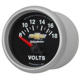 AutoMeter Gauge Voltmeter 2-1/16in. 18V Electric Chevy Gold Bowtie thumbnail 9