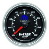AutoMeter Gauge Water Temp 2-1/16in. 100-260 Deg. F Digital Stepper Motor Black Mopar thumbnail 6