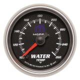 AutoMeter Gauge Water Temp 2-1/16in. 100-260 Deg. F Digital Stepper Motor Black Mopar thumbnail 7