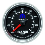 AutoMeter Gauge Water Temp 2-1/16in. 100-260 Deg. F Digital Stepper Motor Black Mopar thumbnail 8