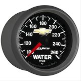 AutoMeter Gauge Water Temp 2-1/16in. 100-260 Deg. F Digital Stepper Motor Chevy Gold Bowtie thumbnail 5