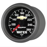 AutoMeter Gauge Water Temp 2-1/16in. 100-260 Deg. F Digital Stepper Motor Chevy Gold Bowtie thumbnail 6