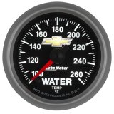 AutoMeter Gauge Water Temp 2-1/16in. 100-260 Deg. F Digital Stepper Motor Chevy Gold Bowtie thumbnail 7