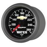 AutoMeter Gauge Water Temp 2-1/16in. 100-260 Deg. F Digital Stepper Motor Chevy Gold Bowtie thumbnail 8