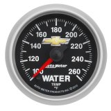 AutoMeter Gauge Water Temp 2-1/16in. 100-260 Deg. F Digital Stepper Motor Chevy Gold Bowtie thumbnail 9