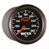 AutoMeter Gauge Water Temp 2-1/16in. 100-260 Deg. F Digital Stepper Motor Chevy Red Bowtie Black thumbnail 2