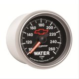 AutoMeter Gauge Water Temp 2-1/16in. 100-260 Deg. F Digital Stepper Motor Chevy Red Bowtie Black thumbnail 3