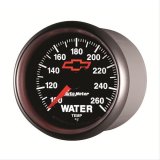 AutoMeter Gauge Water Temp 2-1/16in. 100-260 Deg. F Digital Stepper Motor Chevy Red Bowtie Black thumbnail 4