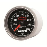 AutoMeter Gauge Water Temp 2-1/16in. 100-260 Deg. F Digital Stepper Motor Chevy Red Bowtie Black thumbnail 5