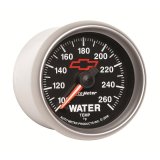 AutoMeter Gauge Water Temp 2-1/16in. 100-260 Deg. F Digital Stepper Motor Chevy Red Bowtie Black thumbnail 8