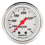 AutoMeter Gauge Water Temp 2-1/16in. 120-240 Deg. F Mech Arctic White thumbnail 5