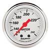 AutoMeter Gauge Water Temp 2-1/16in. 120-240 Deg. F Mech Arctic White thumbnail 7