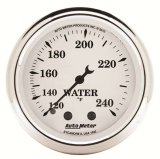 AutoMeter Gauge Water Temp 2-1/16in. 120-240 Deg. F Mech Old Tyme White thumbnail 8