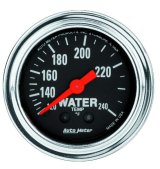 AutoMeter Gauge Water Temp 2-1/16in. 120-240 Deg. F Mechanical 12ft. Traditional Chrome thumbnail 8