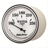 AutoMeter Gauge Water Temp 2-1/16in. 250 Deg. F Elec Old Tyme White II thumbnail 2