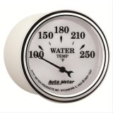 AutoMeter Gauge Water Temp 2-1/16in. 250 Deg. F Elec Old Tyme White II thumbnail 4