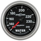 AutoMeter Gauge Water Temp 2-5/8in. 120-240 Deg. F Mechanical Sport-Comp II thumbnail 8