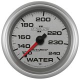 AutoMeter Gauge Water Temp 2-5/8in. 120-240 Deg. F Mechanical Ultra-Lite II thumbnail 3