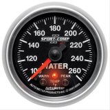 AutoMeter Gauge Water Temp 2-5/8in. 260 Deg. F Stepper Motor W/ Peak & Warn Sport-Comp II thumbnail 1
