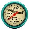 AutoMeter Gauge Wtemp 2-5/8in. 140-280 Deg. F Liq Filled Mech 4ft. Glow In Dark Ultra-Nite thumbnail 8