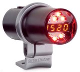 AutoMeter Shift Light Dig W/ Multi-Color Led Blk Pedestal W/ RPM Playback DPSS Level 3 thumbnail 5