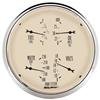 AutoMeter Gauge Quad 5in. 240 Ohm(e) to 33 Ohm(f) Elec Antique Beige thumbnail 8
