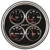 AutoMeter Gauge Quad 5in. 240 Ohm(e) to 33 Ohm(f) Elec Designer Black II thumbnail 7