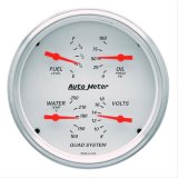 AutoMeter Gauge Kit 2 Pc. Quad & Speedometer 5in. Chevrolet Heritage Bowtie thumbnail 3