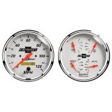 AutoMeter Gauge Kit 2 Pc. Quad & Speedometer 5in. Chevrolet Heritage Bowtie thumbnail 6