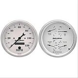 AutoMeter Gauge Kit 2 Pc. Quad & Speedometer 5in. Old Tyme White thumbnail 1
