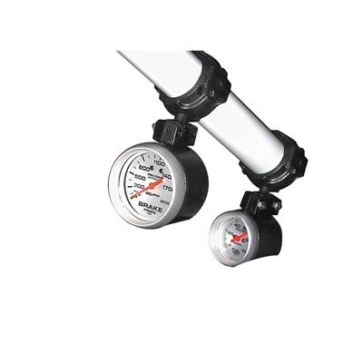 AutoMeter Gauge Mount Roll Pod For 1.75in. Roll Cage Fits 5in. Pedestal Tach Black thumbnail 3