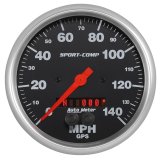 AutoMeter Gauge Speedometer 5in. 140MPH GSP Sport-Comp thumbnail 3