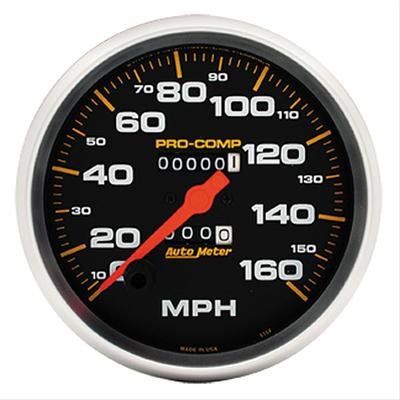 AutoMeter Gauge Speedometer 5in. 160MPH Mechanical Pro-Comp