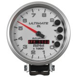 AutoMeter Gauge Tach 5in. 9K RPM Pedestal Datalogging Ultimate Dl Playback Silver thumbnail 4