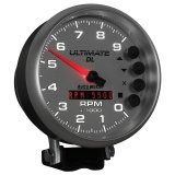AutoMeter Gauge Tach 5in. 9K RPM Pedestal Datalogging Ultimate Dl Playback Silver thumbnail 6